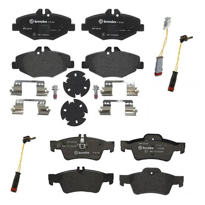 Brembo Brake Pads Kit -  Front and Rear (Low-Met)